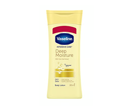 Vaseline Intensive Care Deep Moisture Body Lotion (Long Lasting Moisturization For Healthy, Glowing Skin)